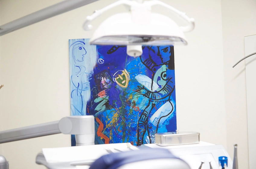 Kunst im Behandlungszimmer